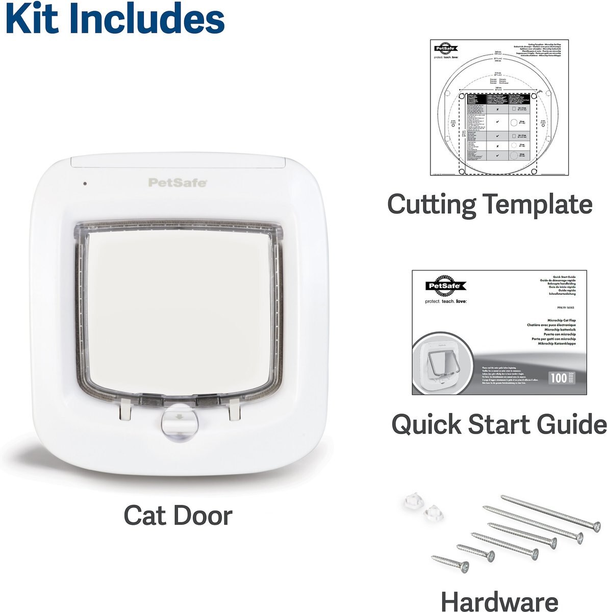 PetSafe 4-Way Locking Microchip Entry Cat Door