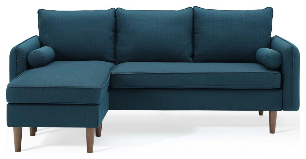 Revive Upholstered Right or Left Sectional Sofa   Midcentury   Sectional Sofas   by House Bound  Houzz