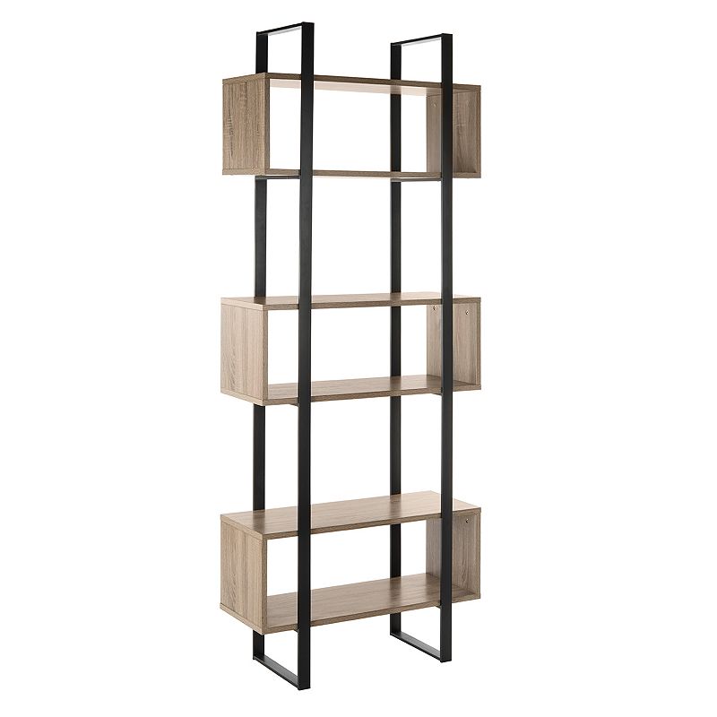 Safavieh Adhara Retro Mid Century Wood Etegere Shelf