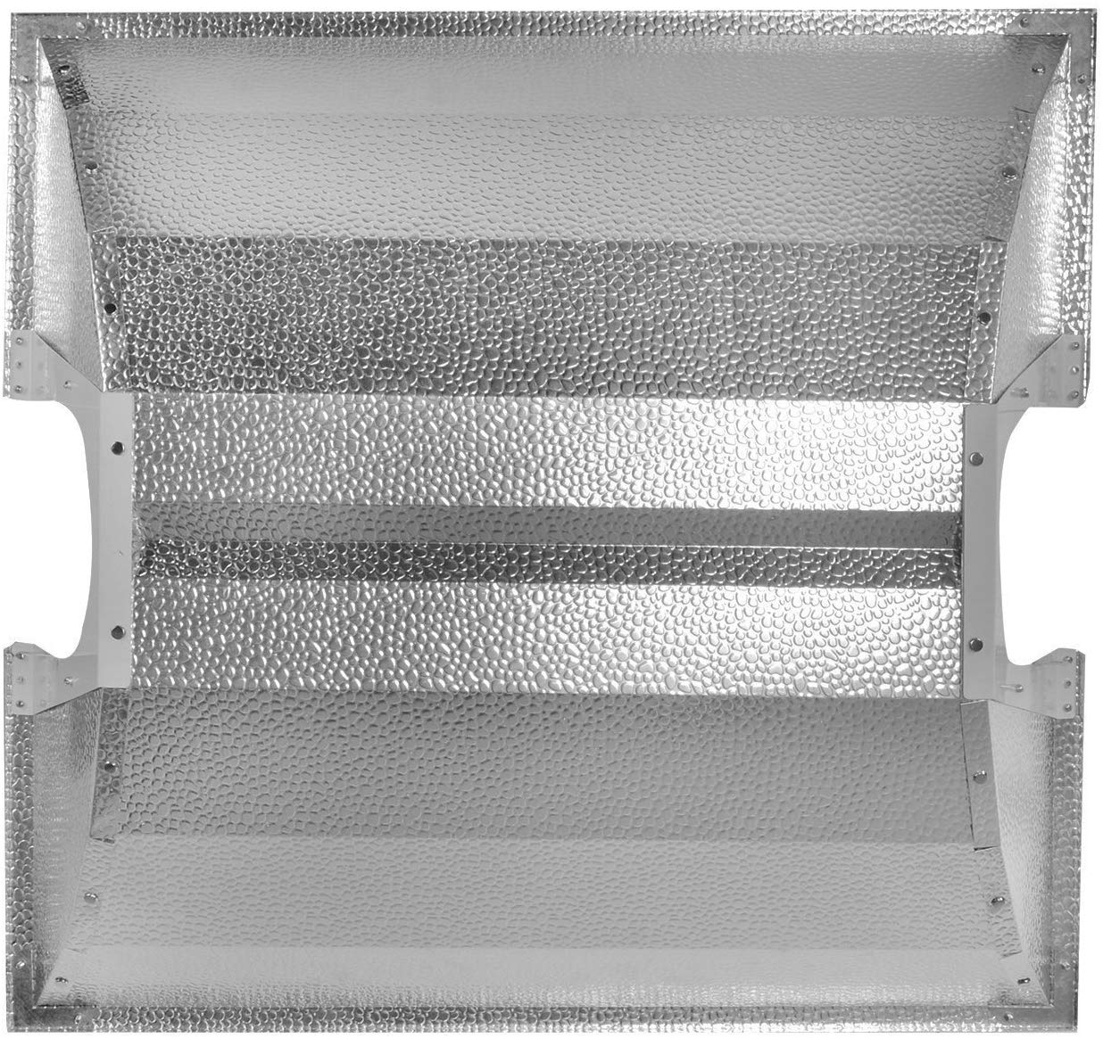 ipower 6 inch air cool tube hydroponic grow light reflector hood， ul listed cord， 26 by 26-inch wing