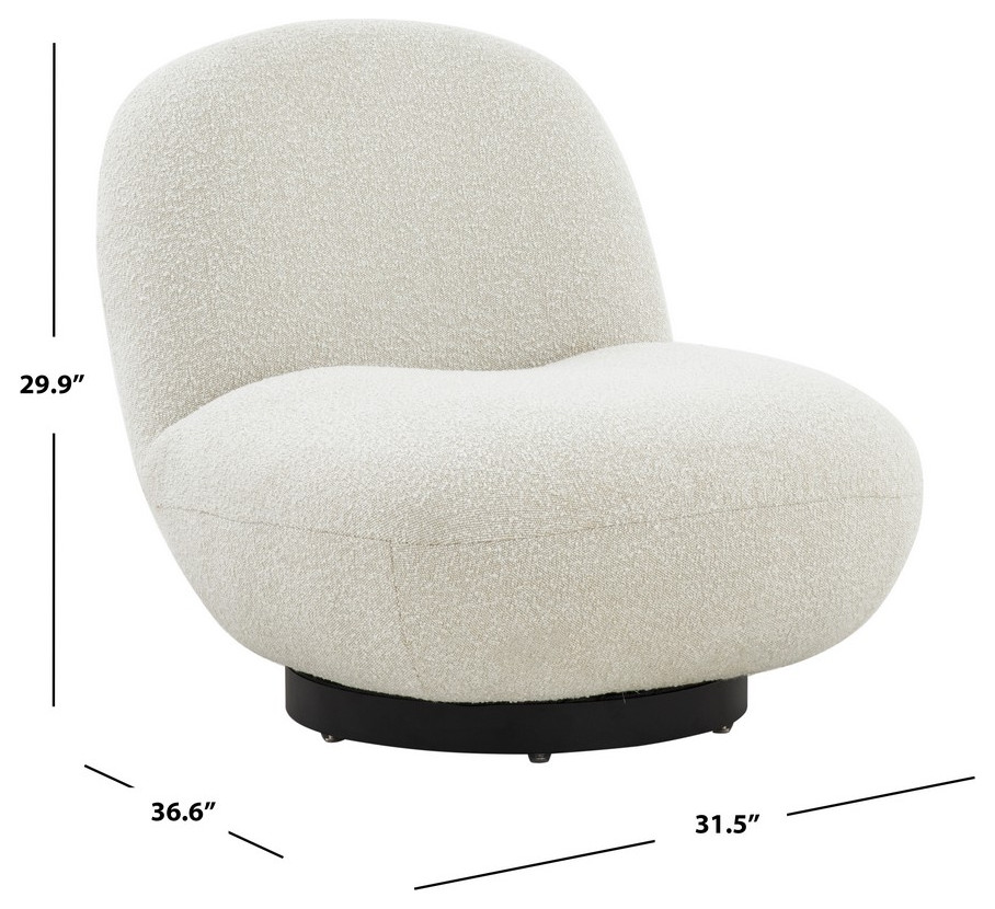 Safavieh Couture Stevie Boucle Accent Chair   Contemporary   Armchairs And Accent Chairs   by Safavieh  Houzz