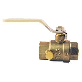 Apollo 34 in. Brass Ball Valve with Waste NPT Full-Port THD95A304