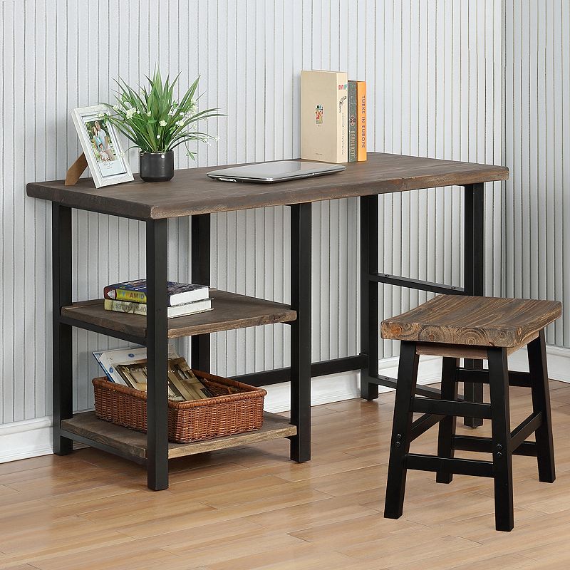 Alaterre Pomona 2-Shelf Desk