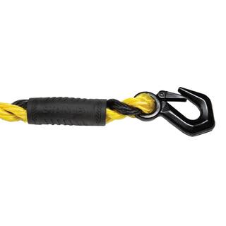 Stanley 15 ft. x 58 in. Braided Tow Rope with Tri-Hook (7200 lbs. Break Strength) S1052