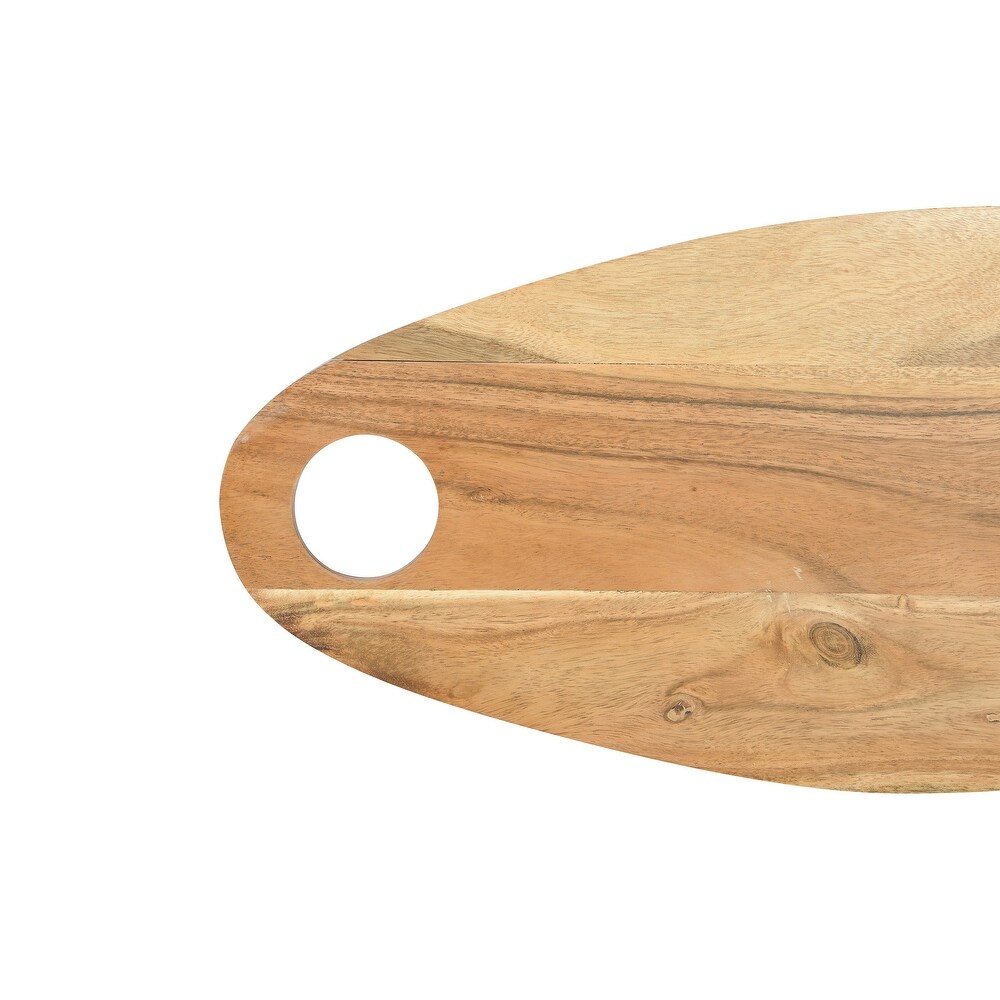 Acacia Wood Cheese/Cutting Board with Handle