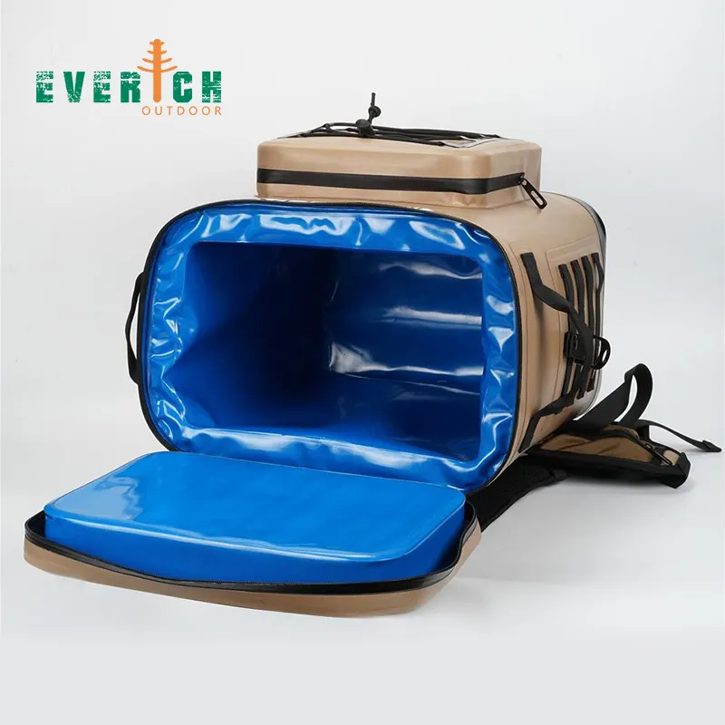 Cambodia Factory Wholesale Soft Cooler Bag High Quality 840D TPU Waterproof Soft Cooler Box Camping Cooler Soft Bag