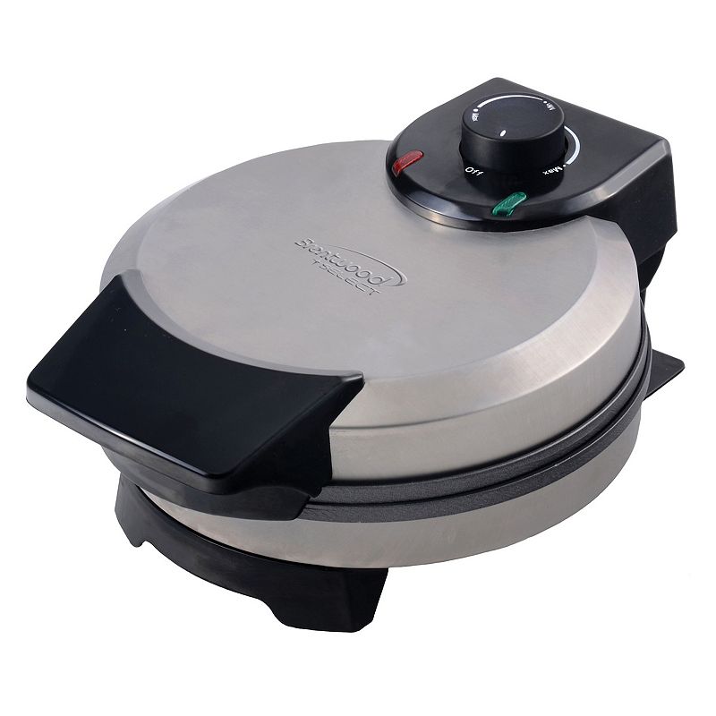 Brentwood Select Nonstick Belgian Waffle Maker in Stainless Steel