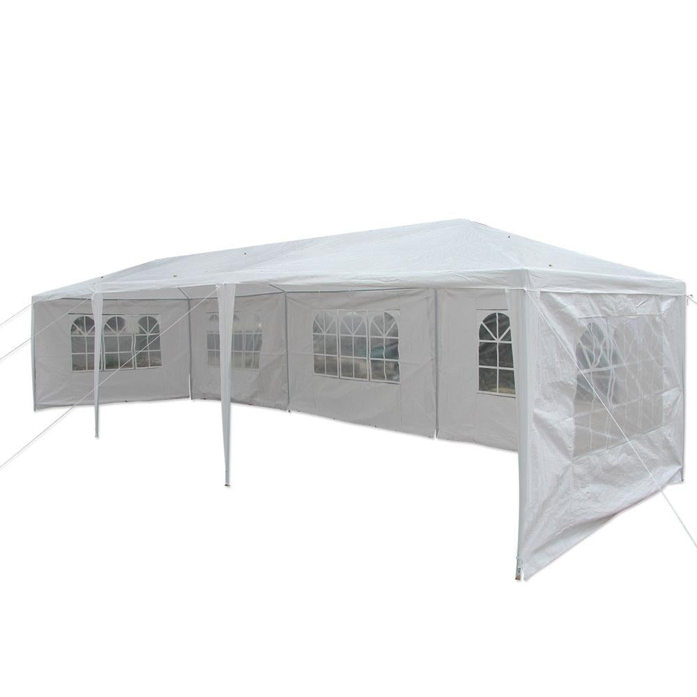 Ktaxon 10'x30' Party Tent Gazebo Canopy with 5 Sidewalls White