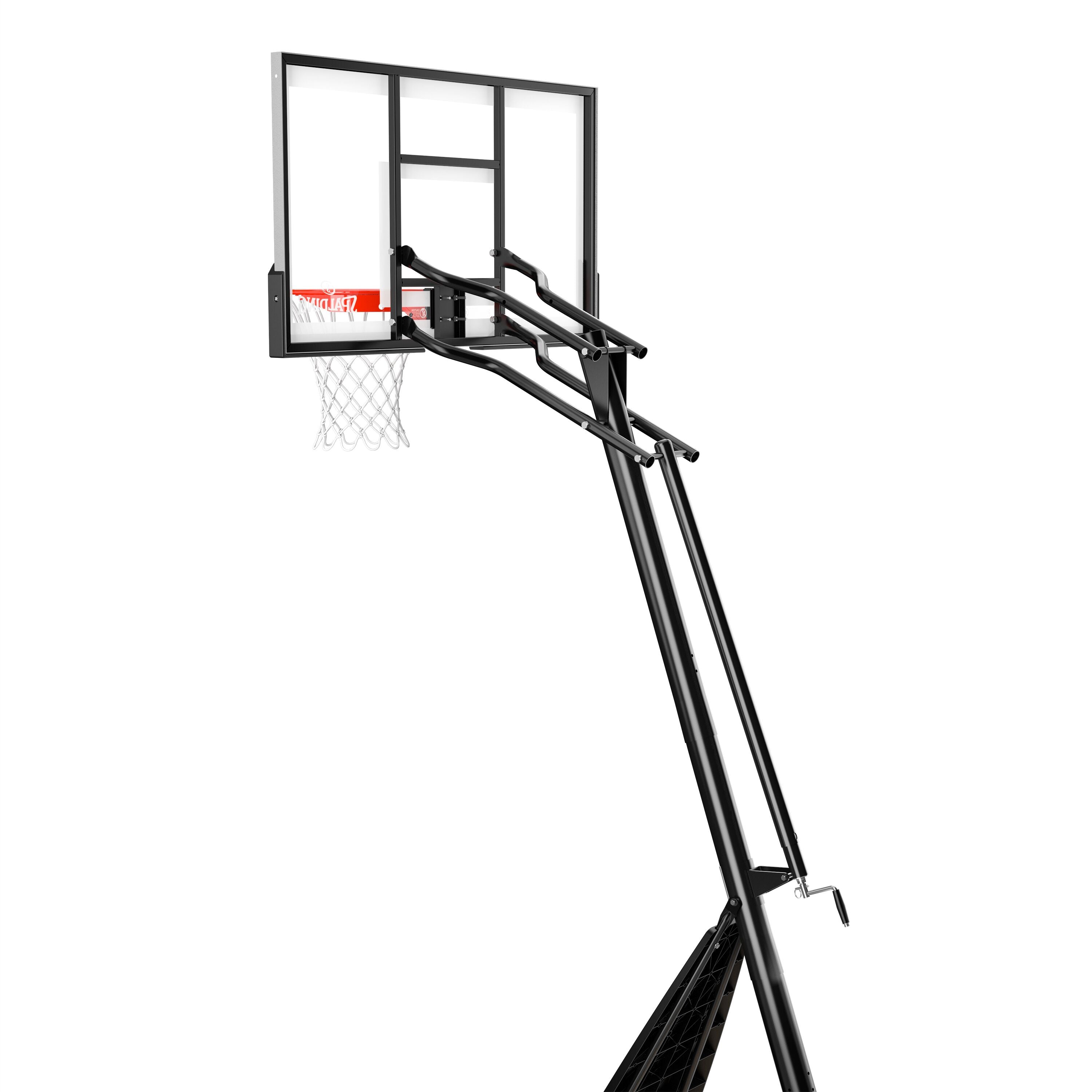 Spalding Ultimate Hybrid® 54 In. Acrylic Portable Basketball Hoop System