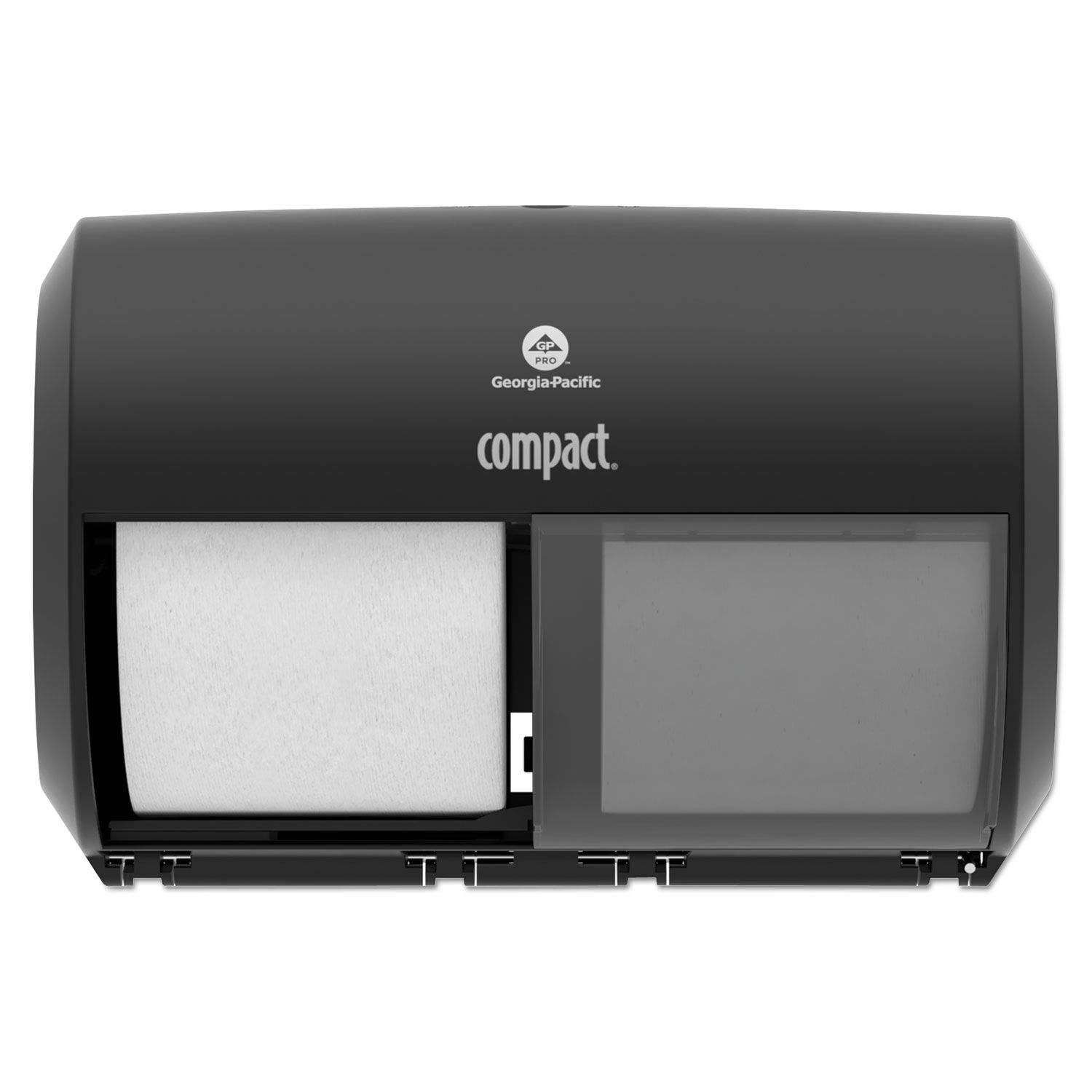 Compact Coreless Side-by-Side 2-Roll Tissue Dispenser by Georgia Pacificandreg; Professional GPC56784A