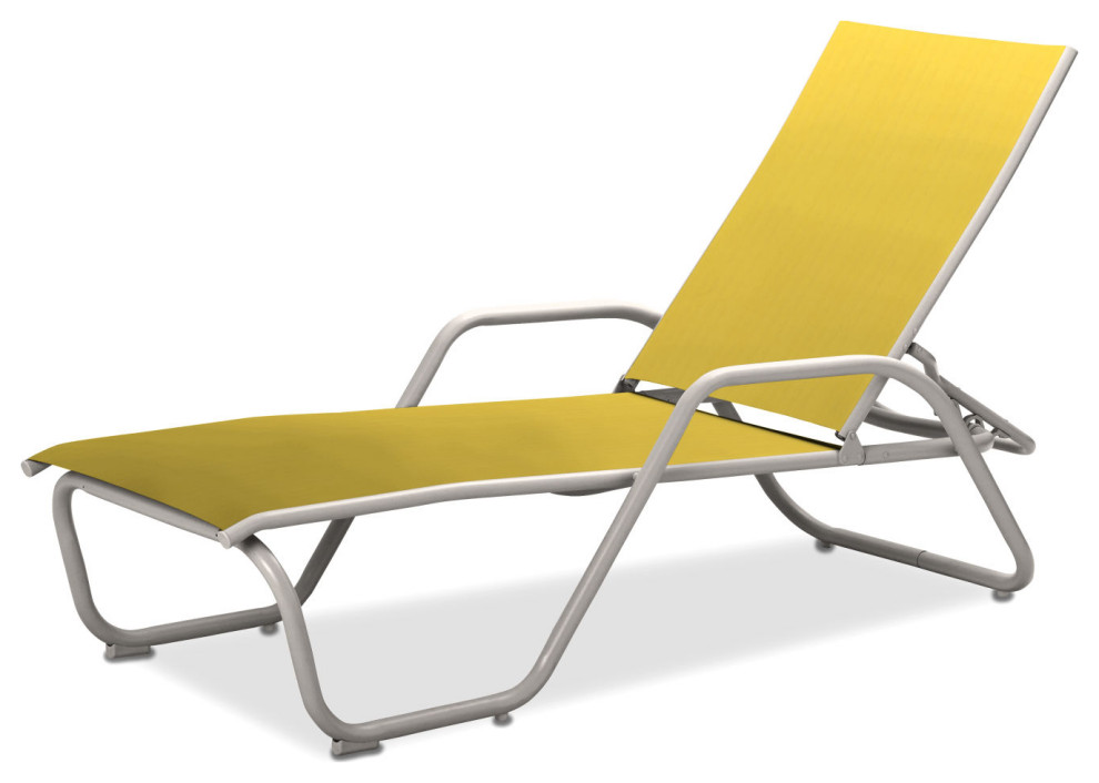 Gardenella Sling 4 Position Chaise   Contemporary   Indoor Chaise Lounge Chairs   by Telescope Casual Furniture  Houzz