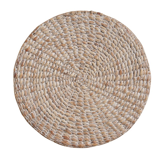 Split P Braided Hyacinth Round Placemat Set Of 4