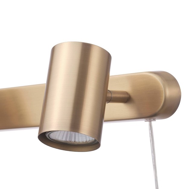 Dale 3 light Matte Brass Plug in Track Lighting Globe Electric