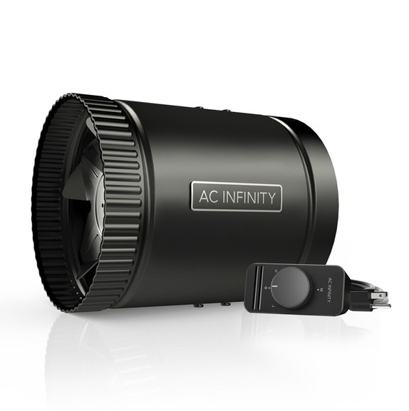 AC Infinity RAXIAL S6  Inline Booster Duct Fan wit...