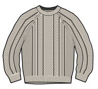 Sandbar Cable Knitted Jumper - Off White