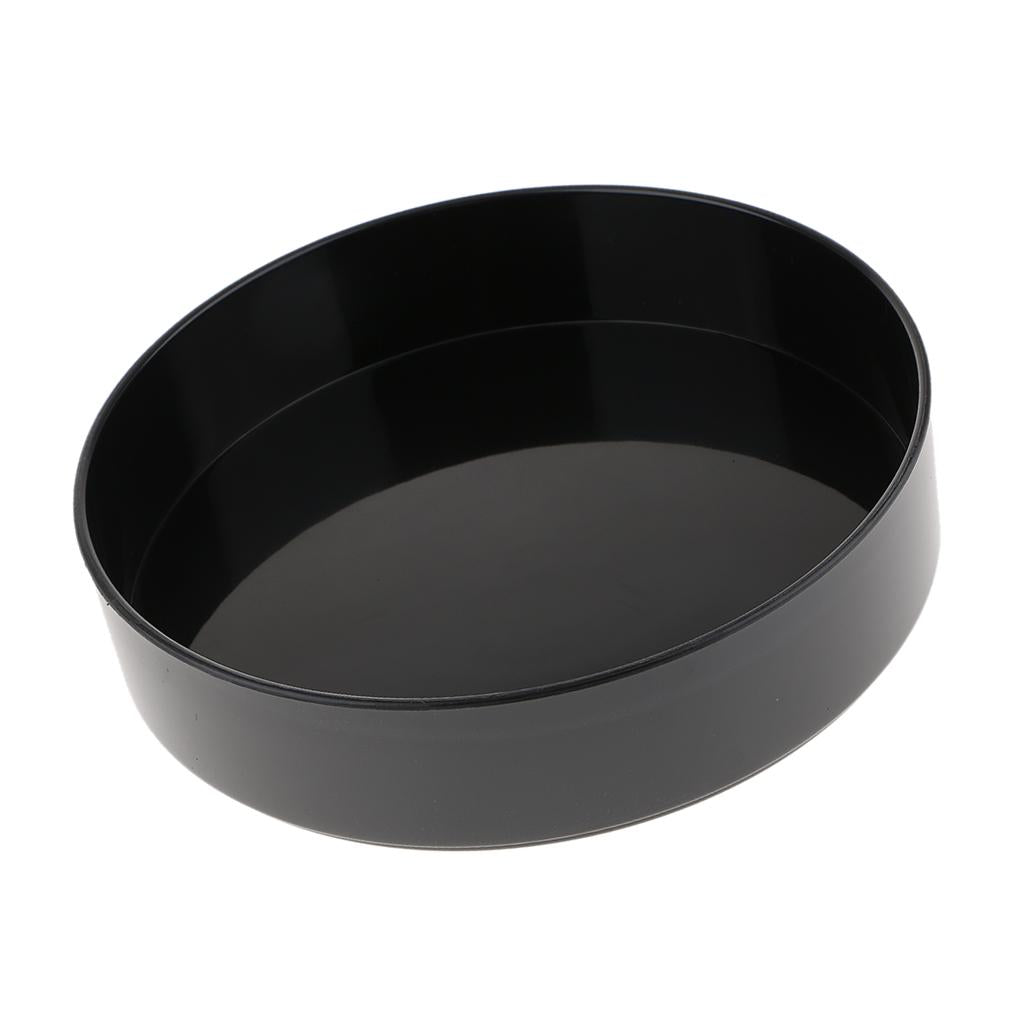 Black Round Compote Planter Modern Decorative Centerpiece Bowl or 28cm