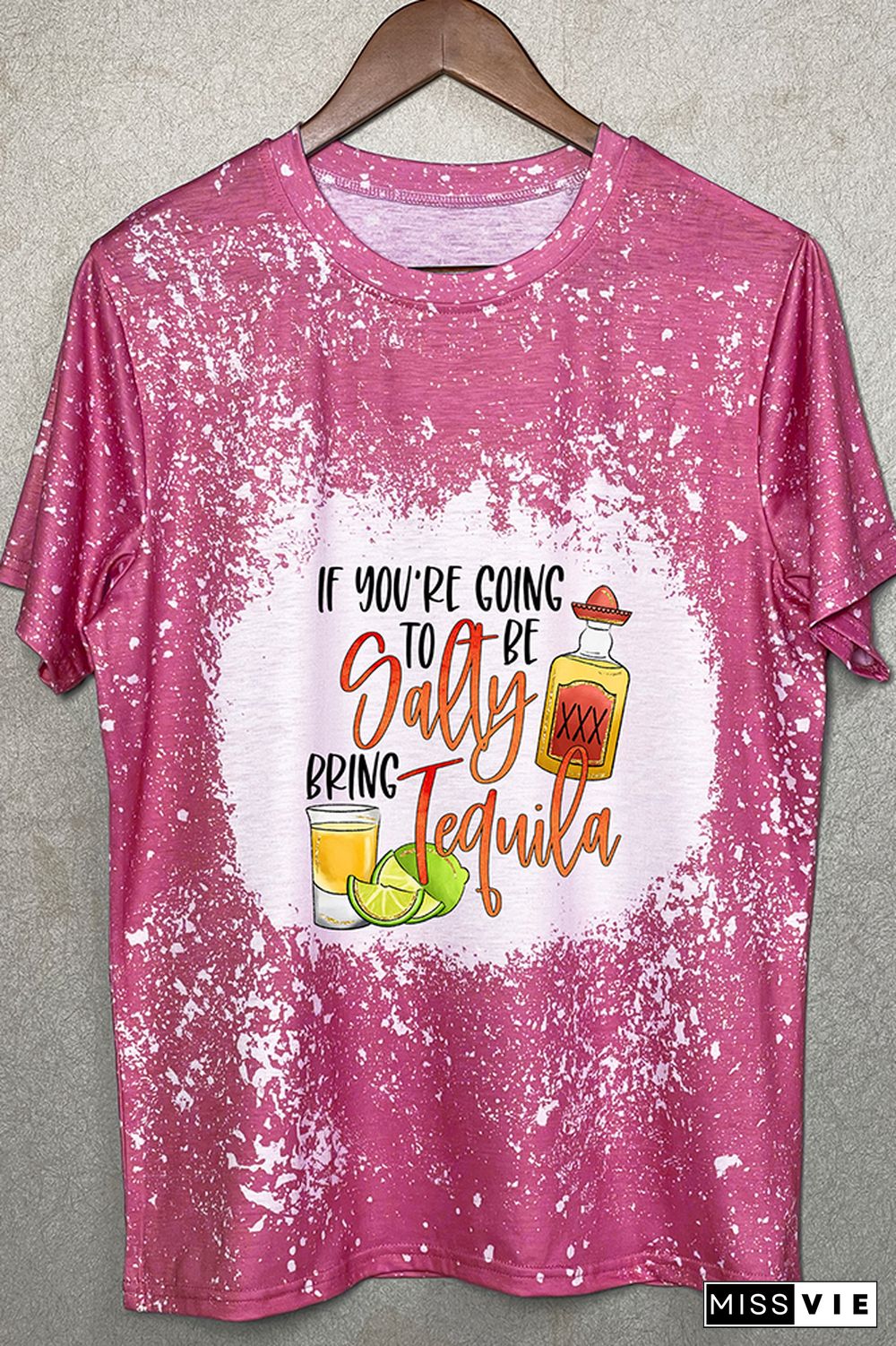 If You're Going To Be Salty Tequila Graphic Tee Wholesale