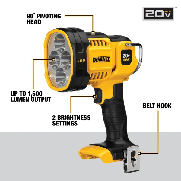 DEWALT 20V MAX LED Spotlight