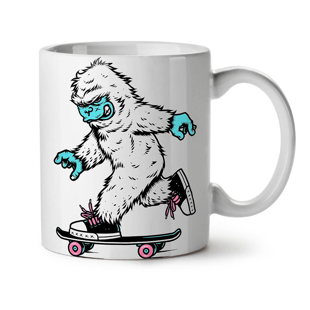 Monster Skateboard NEW White Tea Coffee Ceramic Mug 11 oz | Wellcoda