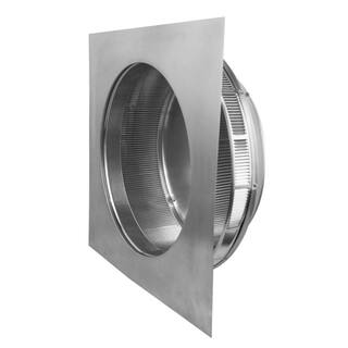 Active Ventilation 14 in. Dia Aluminum Roof Louver Exhaust Vent in Mill Finish PV-14-C1