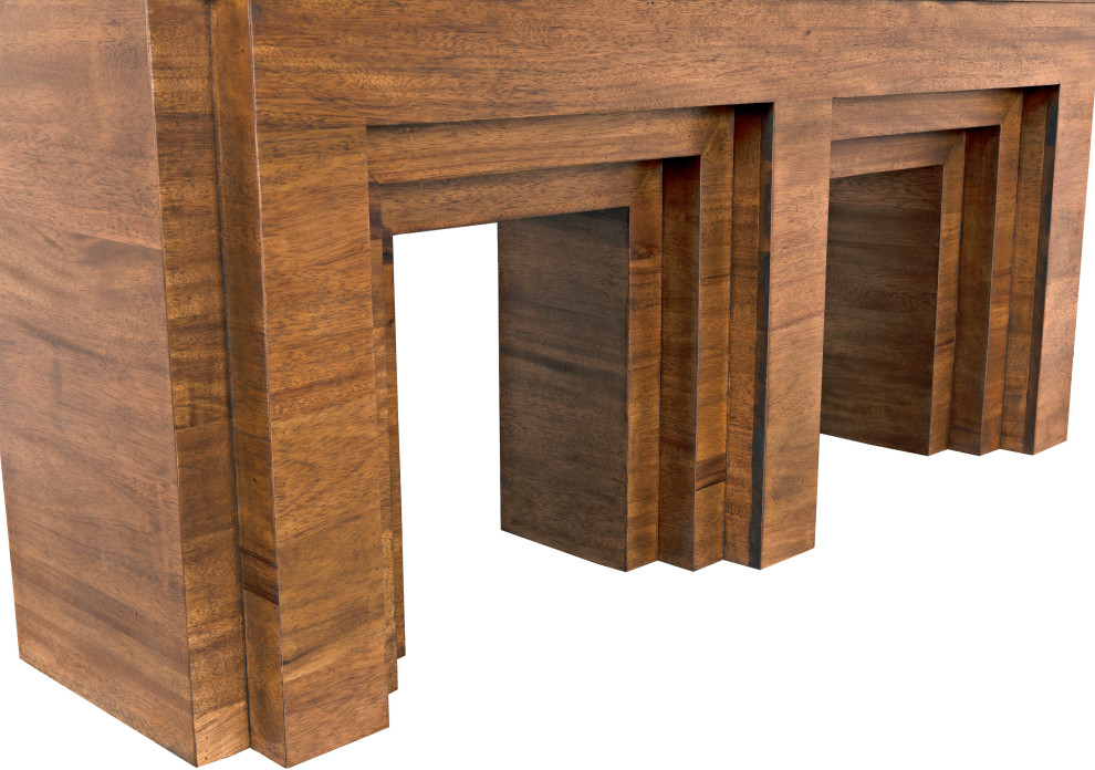 Arc Console  Dark Walnut   Transitional   Console Tables   by Noir  Houzz