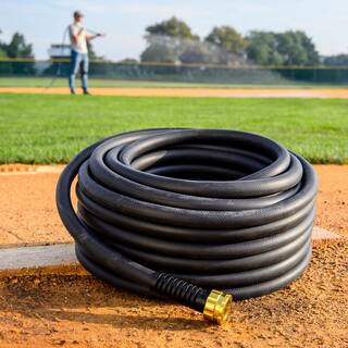 Element MaxLite 34 in. x 50 ft. Heavy-Duty Premium Rubber Plus Water Hose ELSGC34050