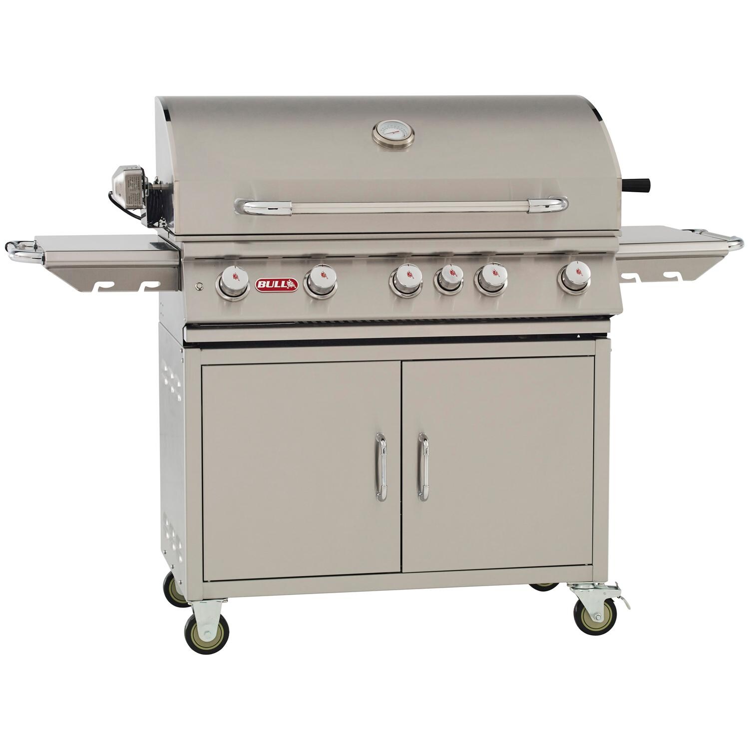 Bull Brahma 38-Inch 5-Burner Natural Gas Grill W/ Rotisserie