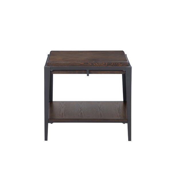 Espresso Solid Wood Waco End Table