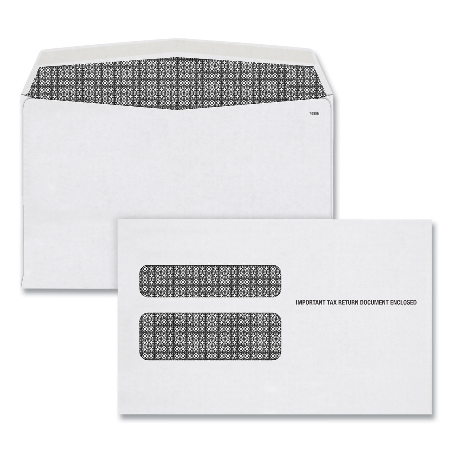 W-2 Laser Double Window Envelope by TOPSandtrade; TOP2219LR