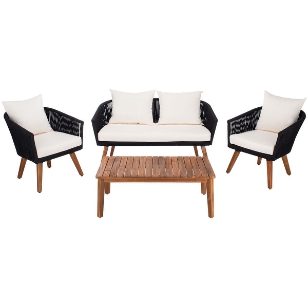 SAFAVIEH Outdoor Velso 4 Pc Living Set