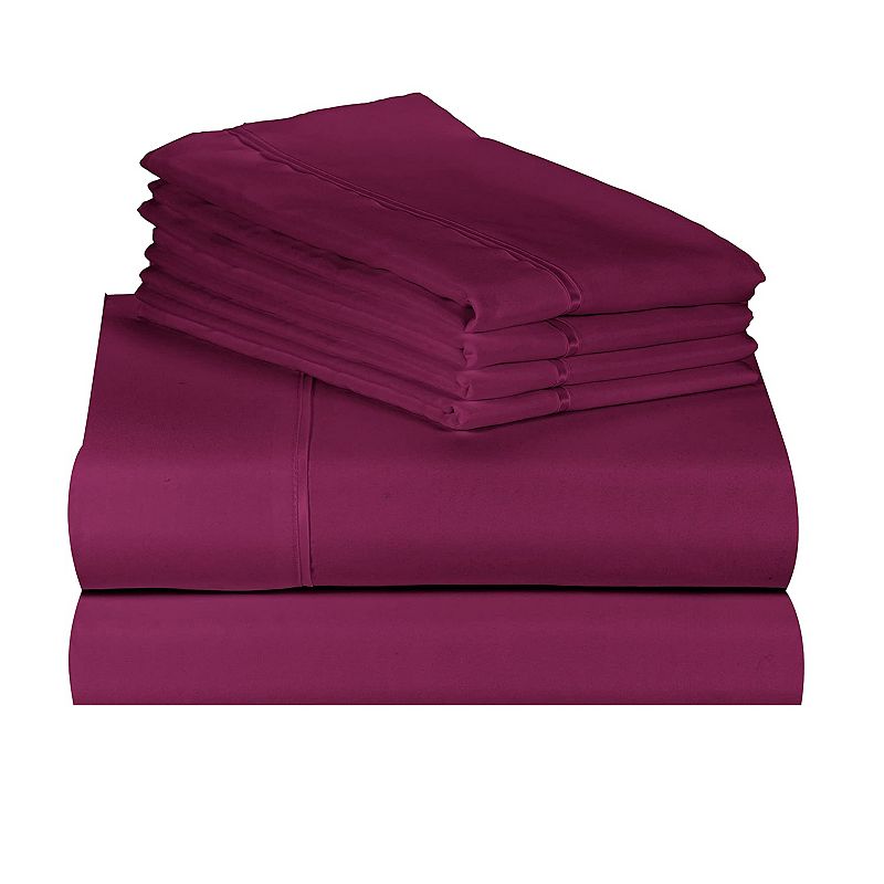 Luxclub's Premium Bed Sheet Set - Silky Soft， Deep Pockets 18， Eco-friendly， Wrinkle-free