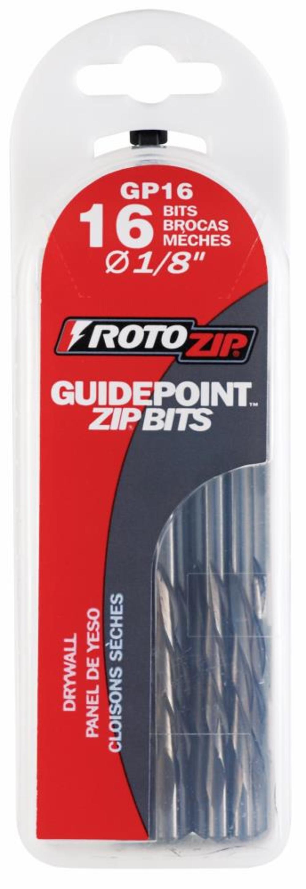 1/8 Guidepoint Bit ; 16 Pack