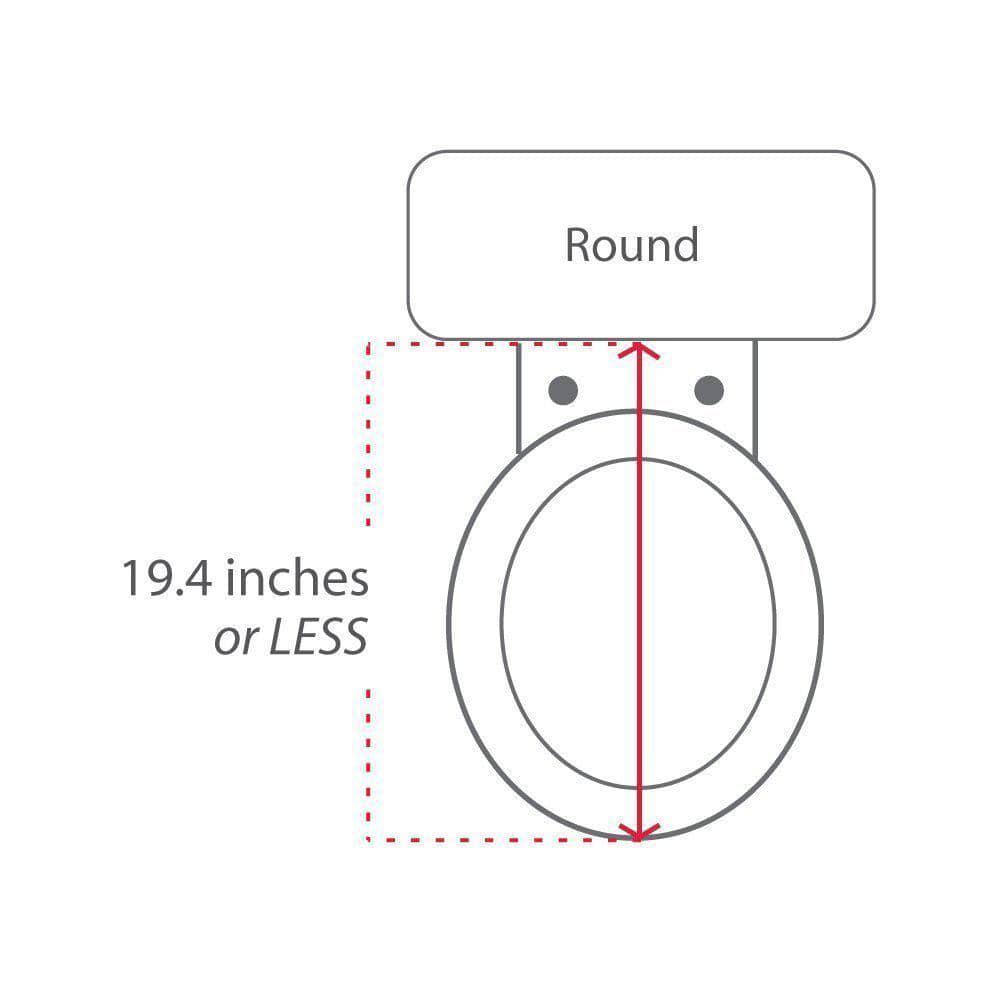 Lotus Smart Hygiene Seat ATS800 Advanced Smart Electric Bidet Seat for Round Toilets in White