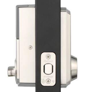 Kwikset Z-Wave SmartCode 916 Touchscreen Satin Nickel Single Cylinder Keypad Electronic Deadbolt Featuring SmartKey Security 916TRLZW50015RC