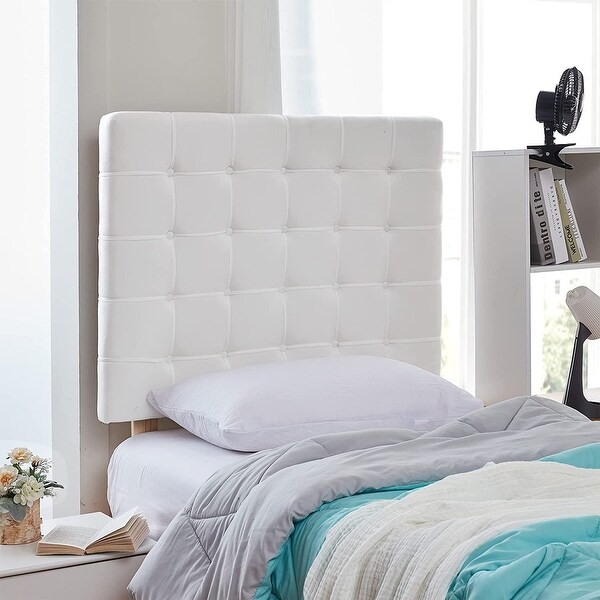 Tavira Allure? College Dorm Headboard - Ribbon Tufted - - 36097520