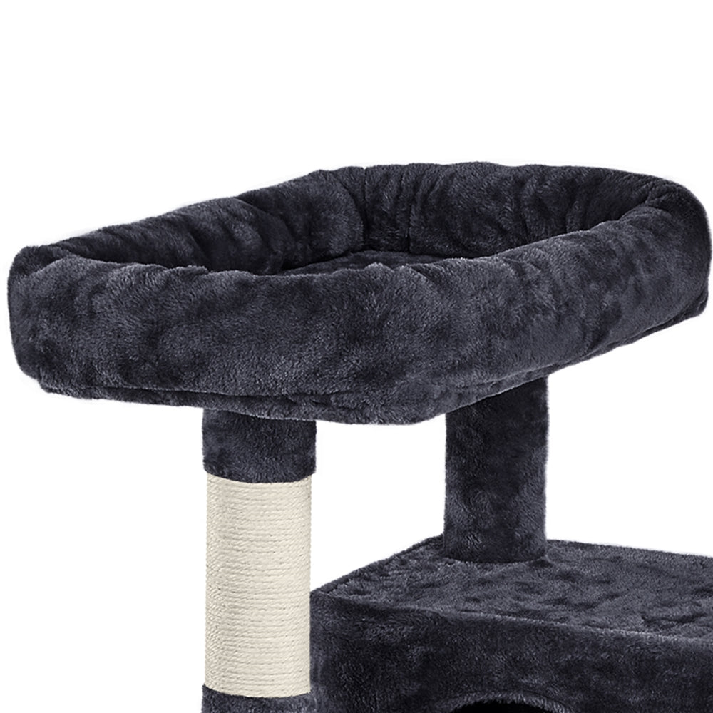 Yaheetech 64'' Multi-level Cat Tree Cat Tower， Black