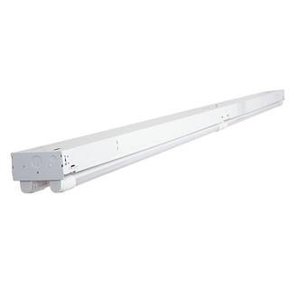 EnviroLite 8 ft. T8 LED White Strip Light Fixture 4000K ST704T1840