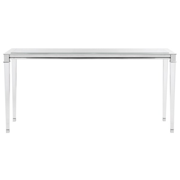 SAFAVIEH Couture High Line Collection Charleston Acrylic Silver Console Table - 66