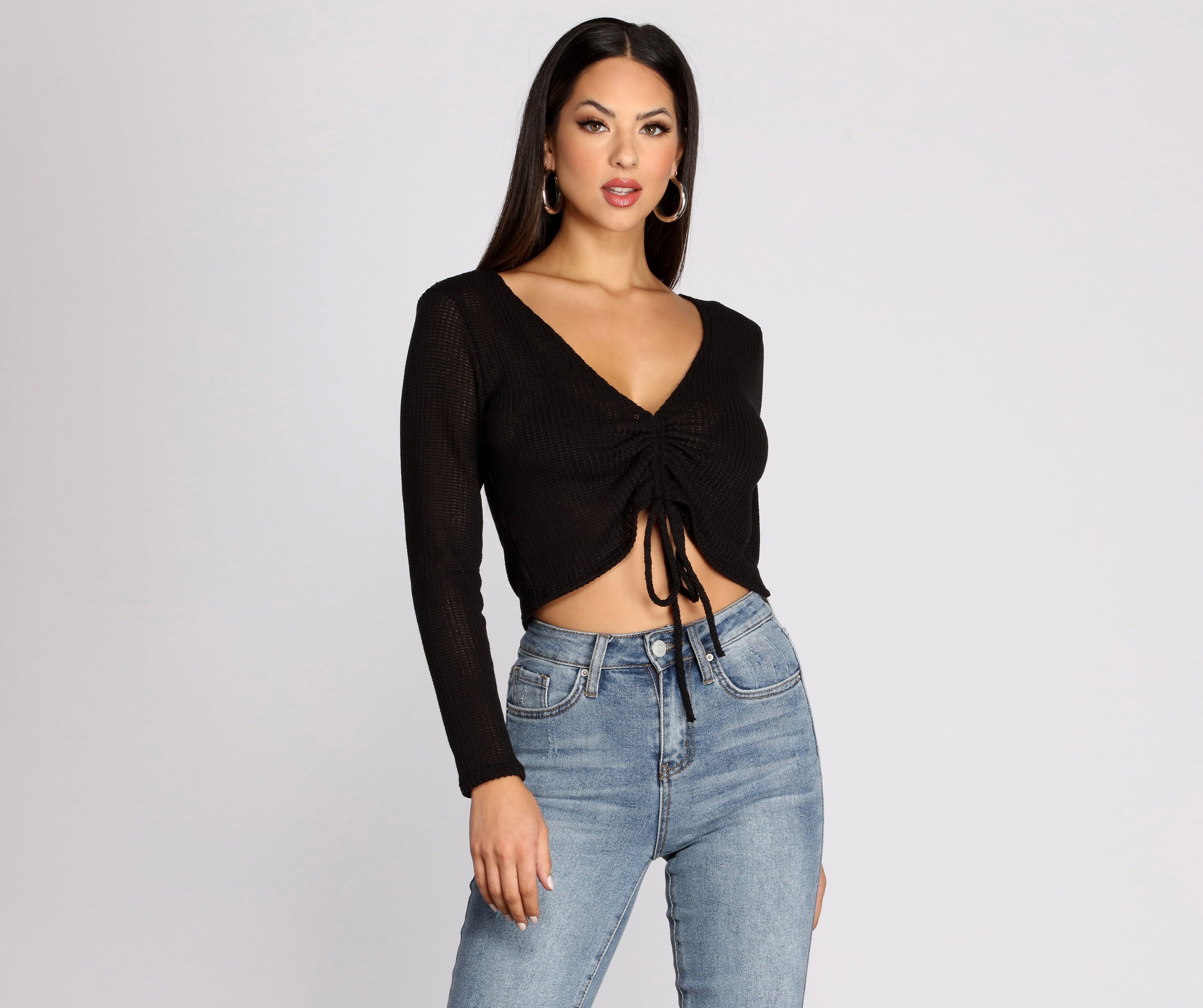 Can't Get Over Knit Crop Top