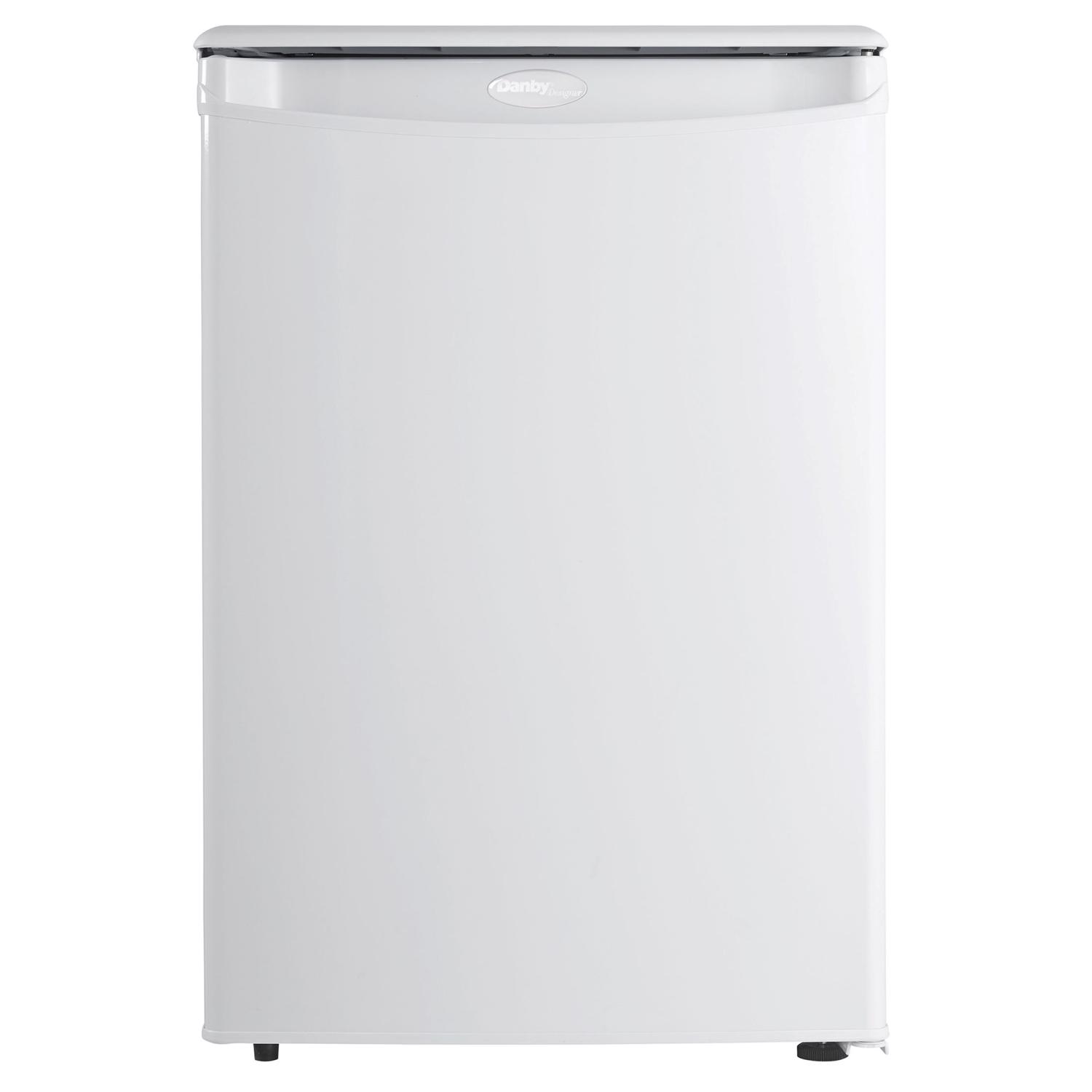 Danby 2.6 ft White Stainless Steel Compact Refrigerator 115 W