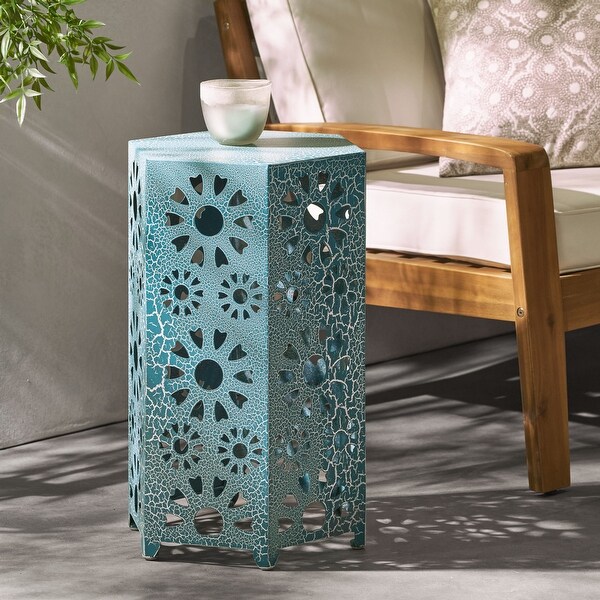 Iron Outdoor Side Table