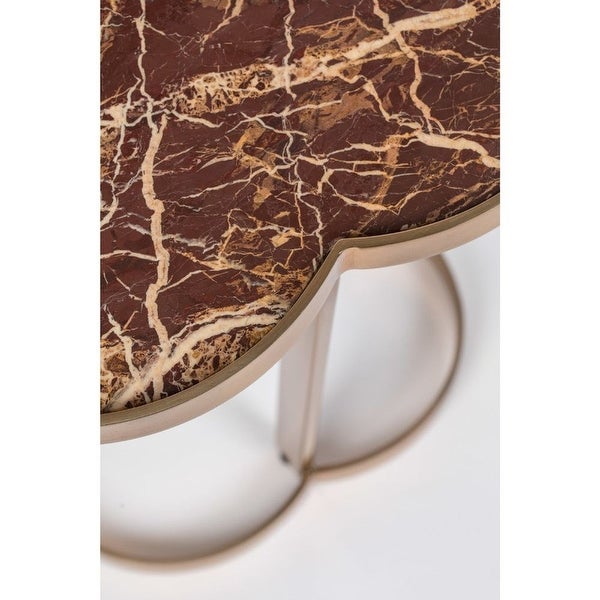 Bold Monkey It's Marbelicious Marble Side Table