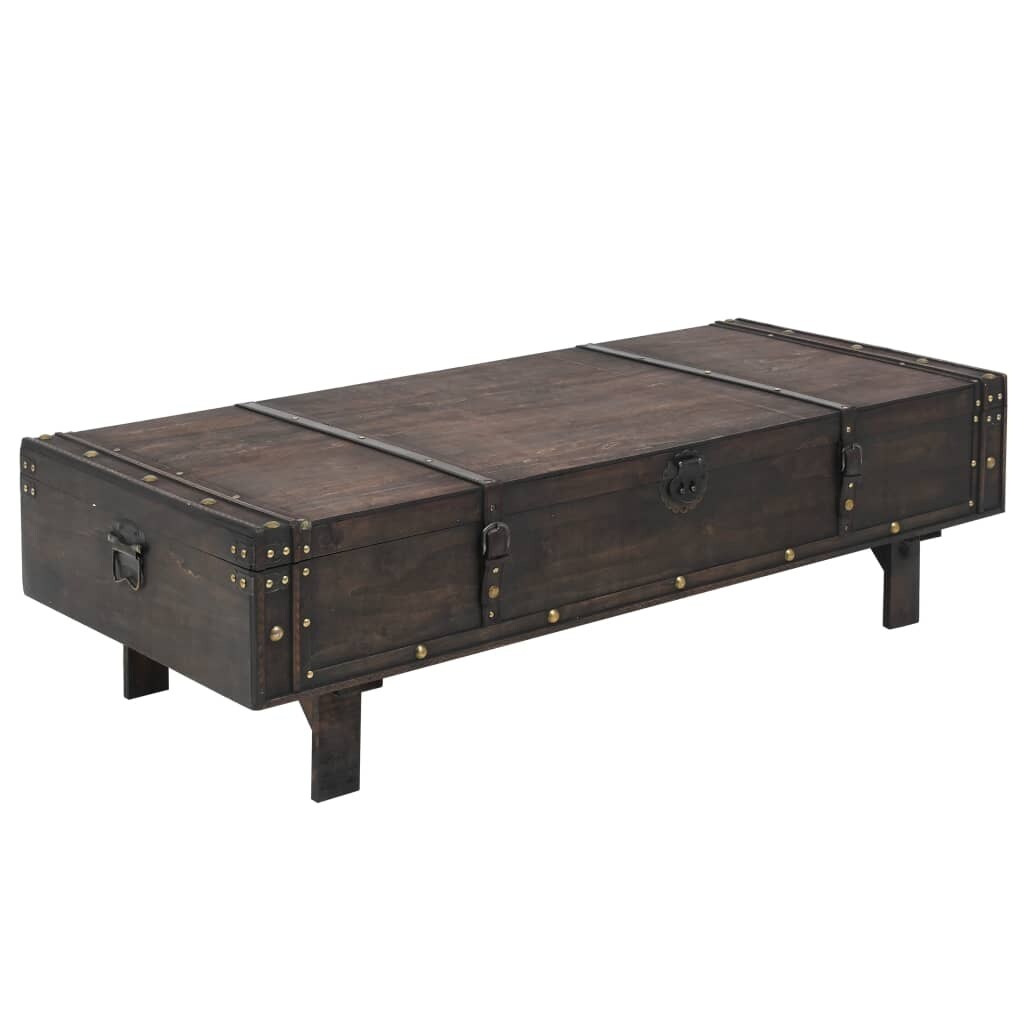 Coffee Table Solid Wood Vintage Style 47.2