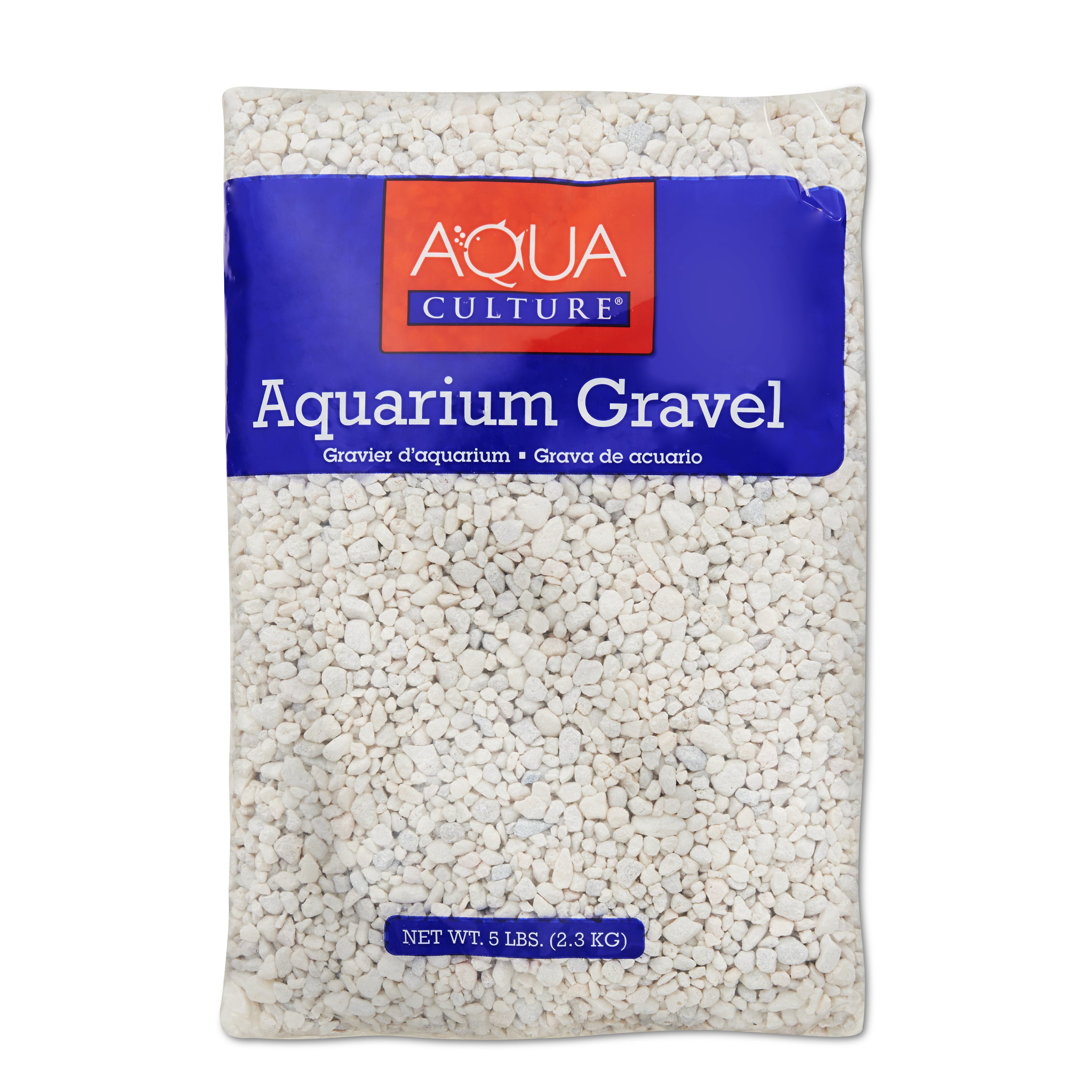 Aqua Culture Aquarium Gravel， White， 5 lb