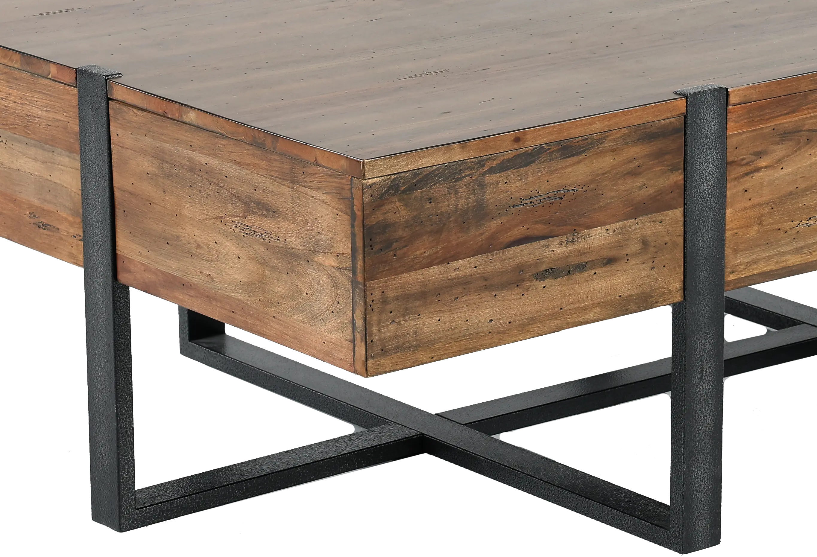 Prescott Rustic Honey Brown Coffee Table