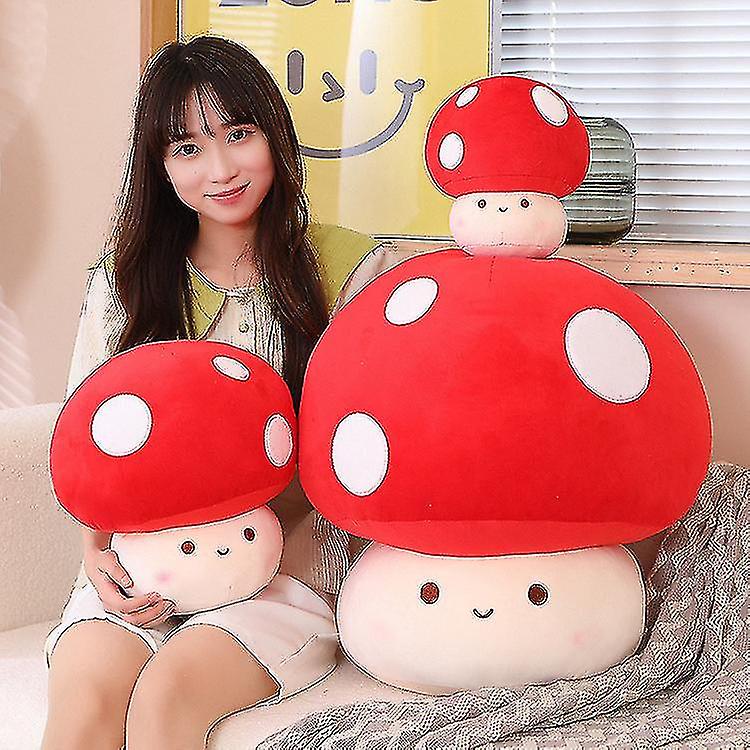 1pc Pillow Mushroom Plush Toy Baby Girl Cuddle Pillow