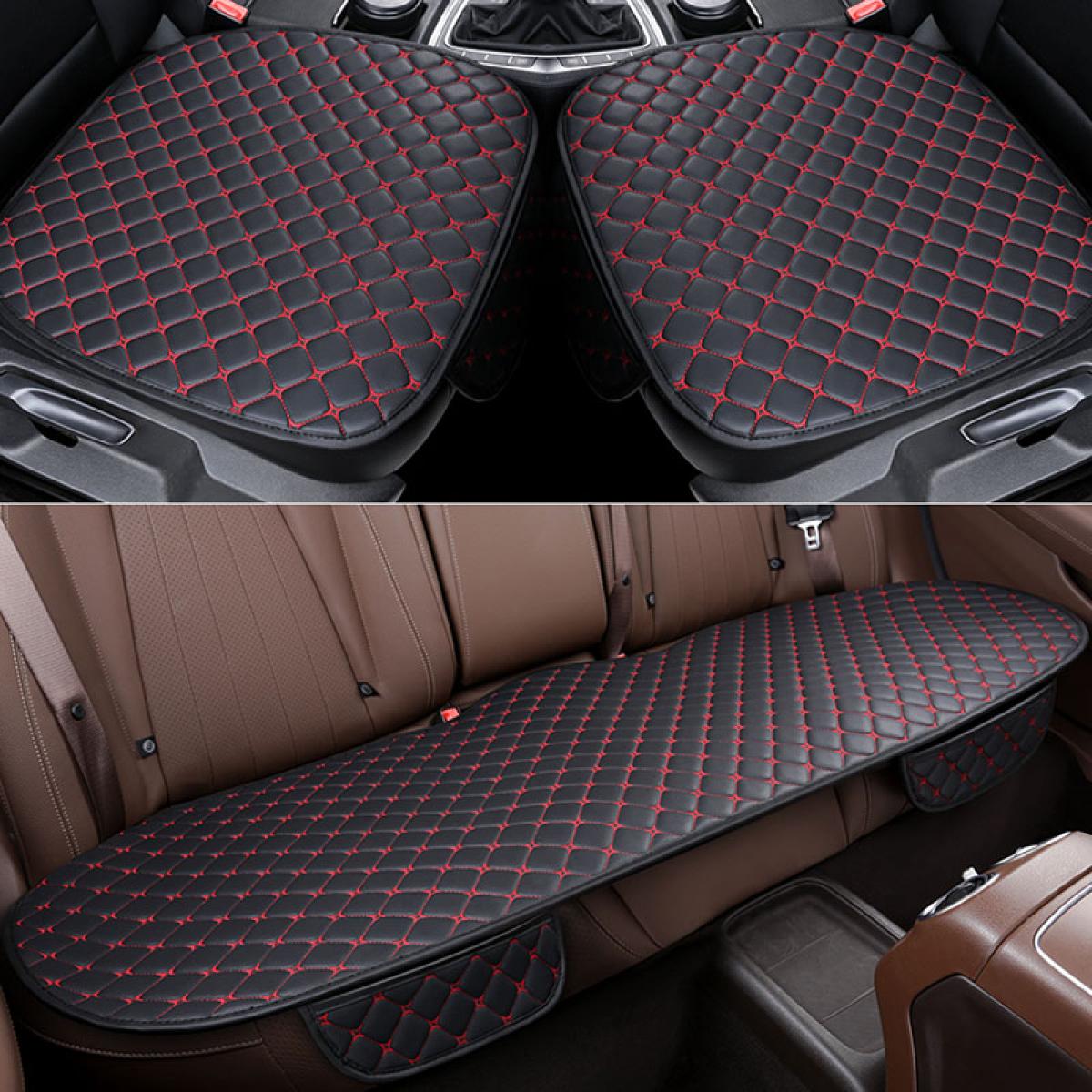 Seat Covers Car Set Leather Universal Car Seat Cover Protection Auto Seats Cushion Mats Chair Protector Carpet Pads Accessories