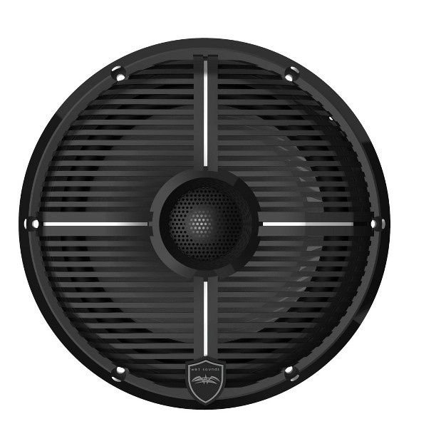 Wet Sounds Revo 8 xwb Black Closed Xw Grille 8 Marine Led Inch Coaxial Speakers pair