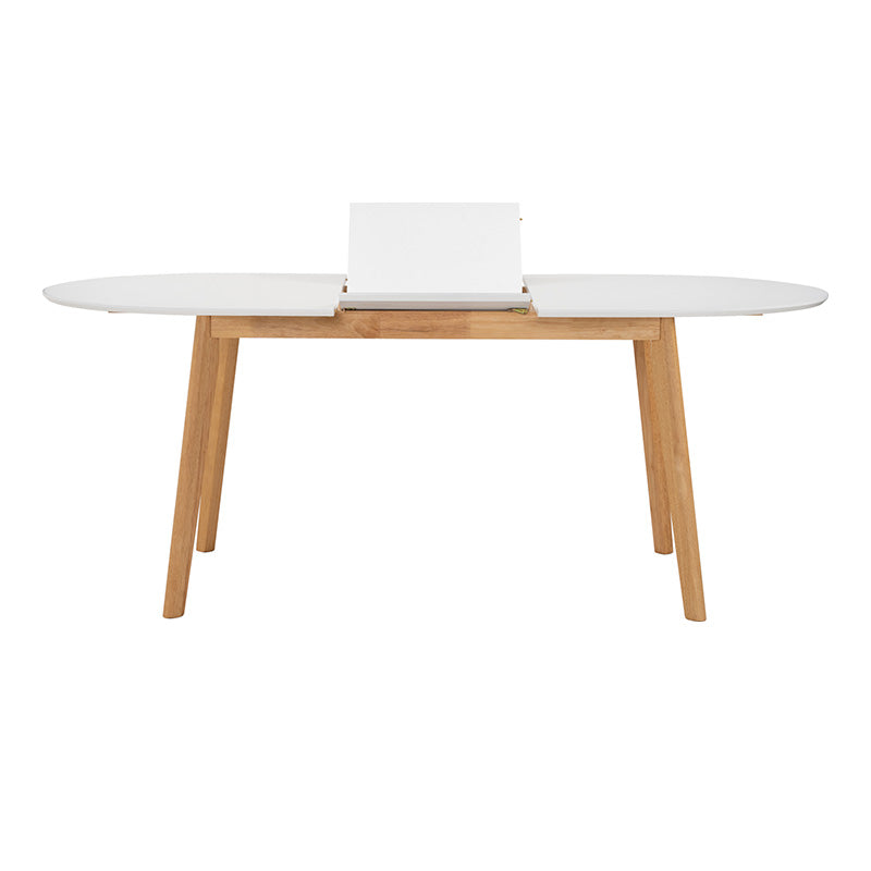 WERNER Extendable Dining Table 150-195cm  - Natural & White