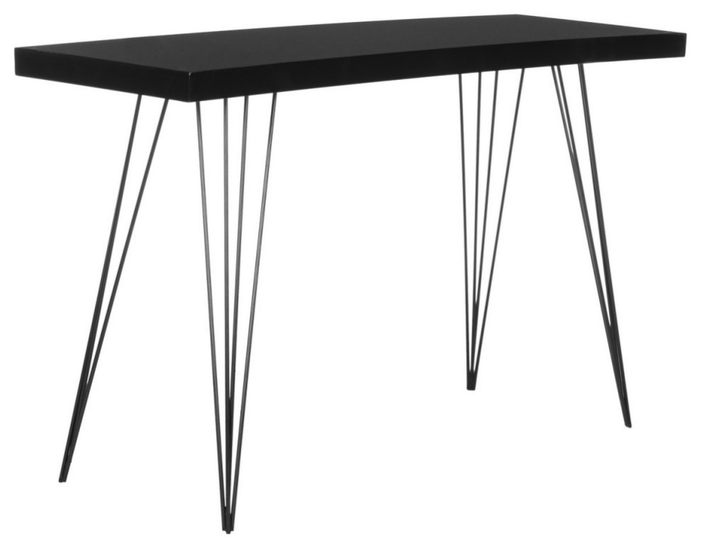 Scotty Retro Mid Century Lacquer Console Black   Midcentury   Console Tables   by V.S.D Furniture  Houzz